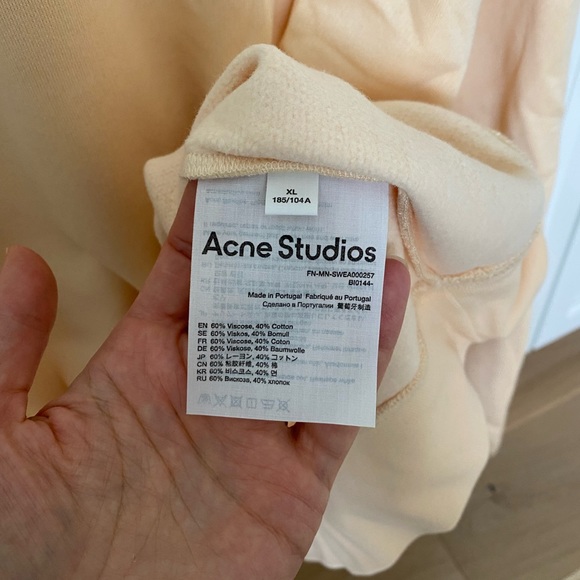 Acne Studios - logo collar sweatshirt (NWT) - Picture 4 of 7